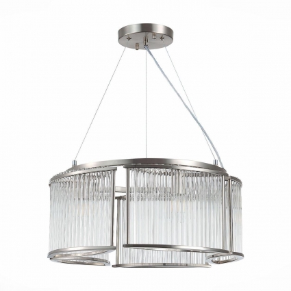 Подвесная люстра ST Luce Velletri SL1627.103.05 цвет хром, мощность 200 Вт