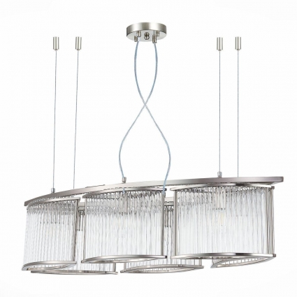 Подвесная люстра ST Luce Velletri SL1627.103.06 цвет хром, мощность 240 Вт