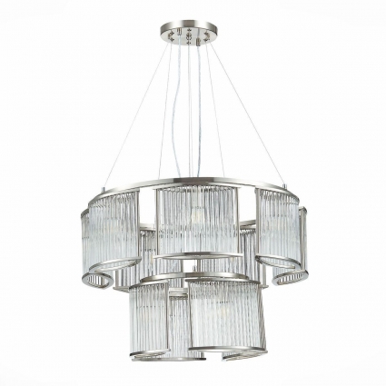 Подвесная люстра ST Luce Velletri SL1627.103.11 цвет хром, мощность 440 Вт