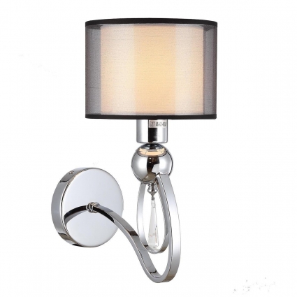 Бра Moderli Dark V2583-1W в стиле арт-деко, цвет серый, мощность 60 Вт
