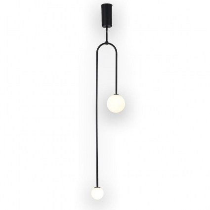 Подвесная люстра Kink Light Ирэн 09488-2,19, в современном стиле, цвет черный