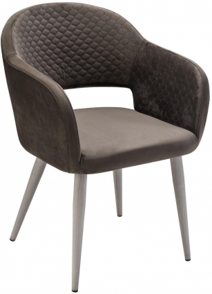 Кресло RHOME Oscar Lux Carbon коричневого цвета 60x59x77 см,  стиль скандинавский