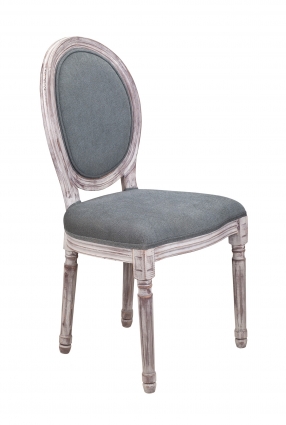 Стул Mak-interior Volker old серого цвета 50x54x100 см,  стиль скандинавский