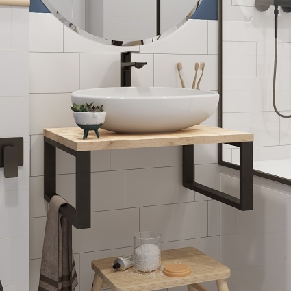 Столешница 1MarKa Grunge Loft 60 дуб вотан