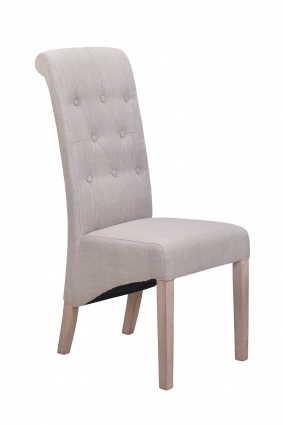 Стул Mak-interior Layton бежевого цвета 55x62x108 см,  стиль скандинавский