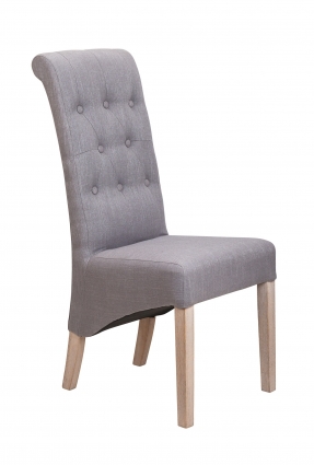 Стул Mak-interior Layton dark темно-серого цвета 55x62x108 см,  стиль классический