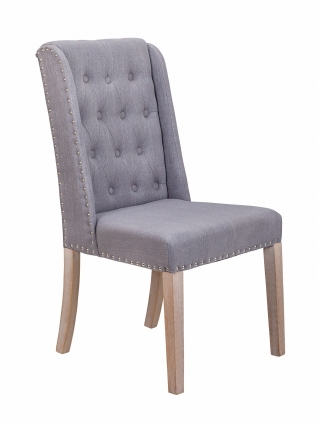 Стул Mak-interior Baldwin Dark темно-серого цвета 65x62x102 см,  стиль классический