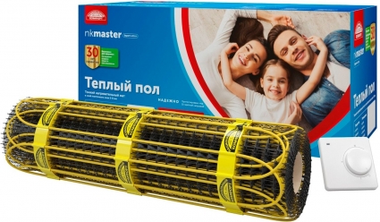 Теплый пол Национальный комфорт Мастер 2НК 750-5,0 c терморегулятором, двужильный, от +5 до +45 °C
