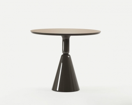 Круглый обеденный стол Sancal Pion из массива кленового дерева 90x90x74 см,  стиль современный