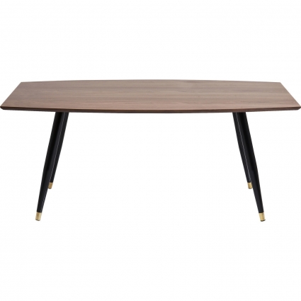 Стол KARE DESIGN Curve с закругленными углами, 180x90x76 см,  стиль скандинавский