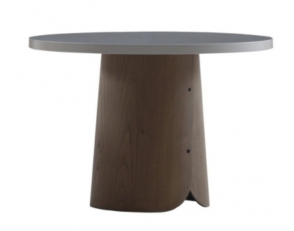 Журнальный столик Sancal Tab серо-коричневого цвета 64x64x45 см,  стиль современный