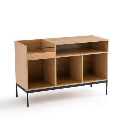 Стол для винила La Redoute Compo бежевого цвета 114x44x75 см,  стиль скандинавский