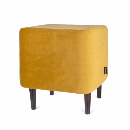 Пуф ARBEN DECOR MAGIC Азимут Ultra Mustard с ножками цвета венге, для прихожей,  стиль скандинавский