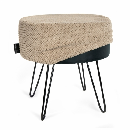 Чехол для пуфа ARBEN DECOR MAGIC Метеор Citus Camel бежевого цвета 36x36x15 см,  стиль современный