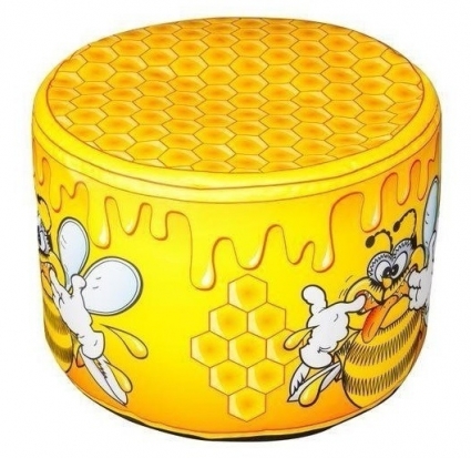 Пуф Mr Pouf Mr. Pouf Honey Fun 60x60x40 см,  стиль современный
