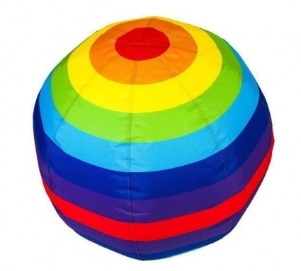 Пуф Mr Pouf Mr Rainbow 75x75x55 см,  стиль современный
