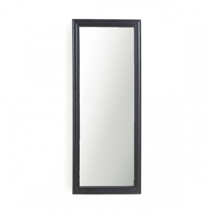 Прямоугольное настенное зеркало La Redoute Afsan 55х140 черного цвета 55x3x140 см,  стиль классический
