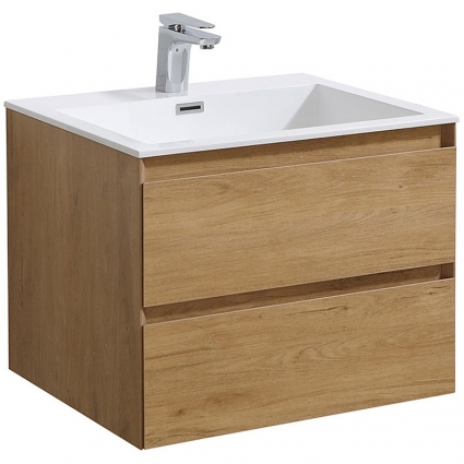 Тумба для комплекта Vincea Luka 60 VMC-1L600YO подвесная Y.Oak с ящиками,  в современном стиле