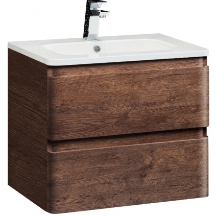 Тумба для комплекта Vincea Alba VMC-1A600RW подвесная R.Wood с ящиками,  в современном стиле