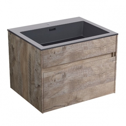 Тумба для комплекта Vincea Chiara VMC-1C600NW подвесная N.Wood с ящиками,  в современном стиле