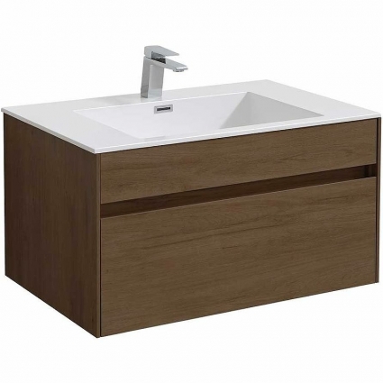 Тумба для комплекта Vincea Chiara VMC-1C800TO подвесная T.Oak с ящиками,  в современном стиле