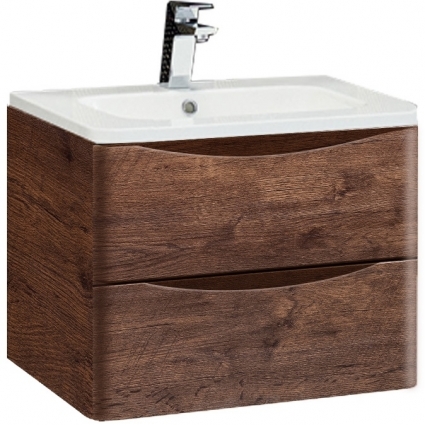 Тумба для комплекта Vincea Roberta VMC-1R600RW подвесная R.Wood с ящиками,  в современном стиле