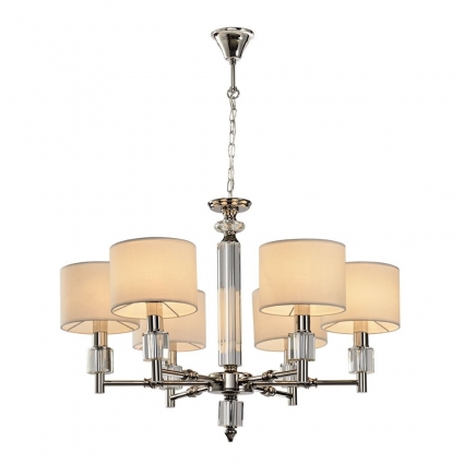 Подвесная люстра Lumien Hall Малье LH1053/6H-NK-WT мощность 240 Вт
