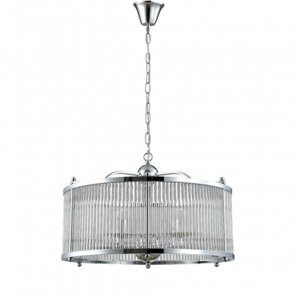 Подвесная люстра Crystal Lux Tadeo SP6 D600 Chrome/Transparente цвет хром, мощность 240 Вт