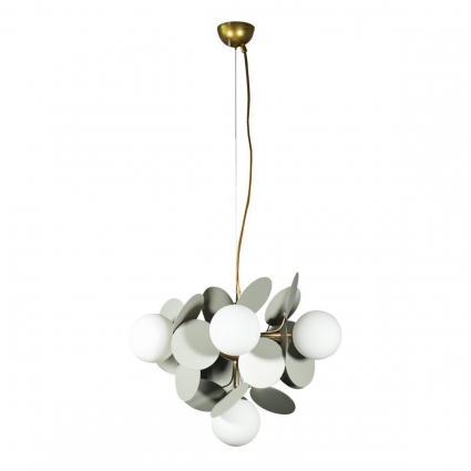 Подвесная люстра Loft IT Matisse 10008/6 Grey в стиле модерн, цвет белый