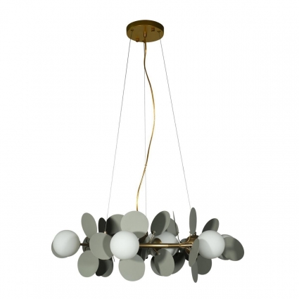 Подвесная люстра Loft IT Matisse 10008/700 Grey в стиле модерн, цвет белый