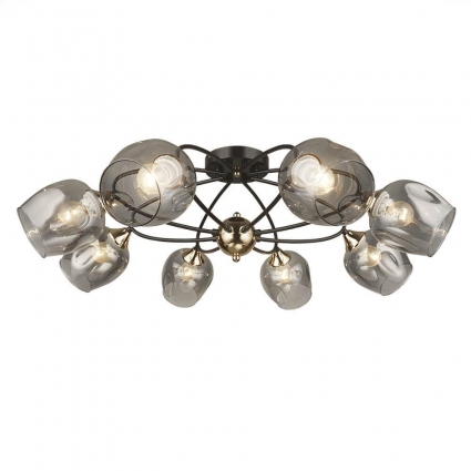Потолочная люстра Seven Fires Klimin SF3319/8C-CF-FGD в стиле модерн, цвет коричневый