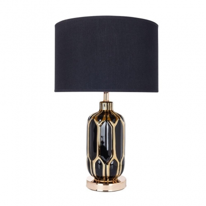 Настольная лампа Arte Lamp Revati A4016LT-1BK в стиле модерн, цвет черный