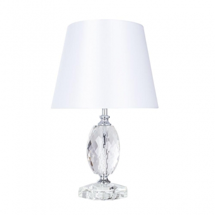 Настольная лампа Arte Lamp Azalia A4019LT-1CC в стиле модерн, цвет белый
