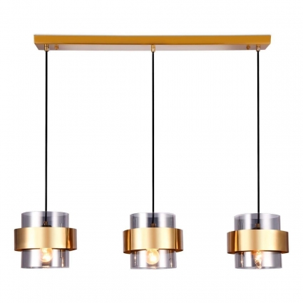 Подвесной светильник Ambrella light Traditional TR3652 цвет дымчатый, мощность 120 Вт