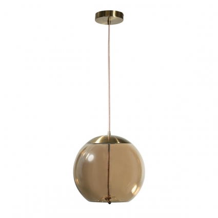 Подвесной светодиодный светильник Loft IT Knot 8135-B в стиле кантри, цвет янтарный