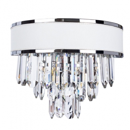 Настенный светильник Arte Lamp Diadem A1002AP-2CC в стиле модерн, цвет белый