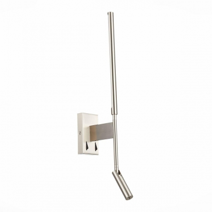 Настенный светодиодный светильник ST Luce Ralio SL1580.101.02 в стиле Хай-тек, цвет никель