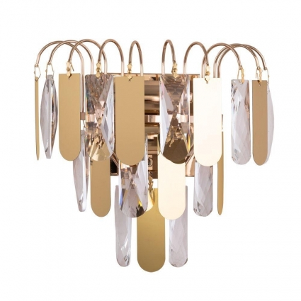 Бра Arte Lamp Vivien A2719AP-2GO в стиле модерн, цвет золотой, мощность 120 Вт