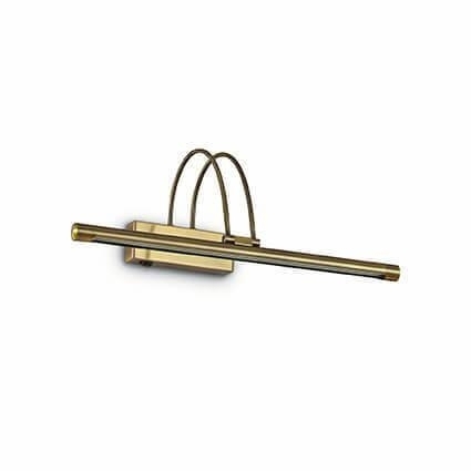 Подсветка для картин Ideal Lux Bow Ap D46 Ottone Satinato 121178 в современном стиле, цвет золотой