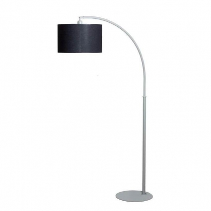 Торшер TopDecor Swan F1 11 02g в современном стиле, цвет черный, мощность 60 Вт