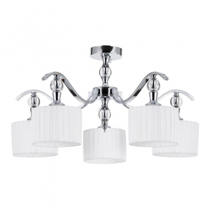 Потолочная люстра Arte Lamp Ibiza A4038PL-5CC в стиле модерн, цвет белый
