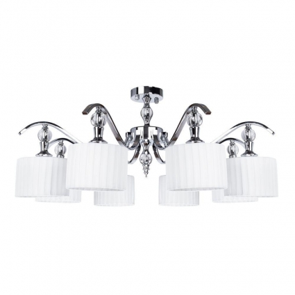 Потолочная люстра Arte Lamp Ibiza A4038PL-8CC в стиле модерн, цвет белый
