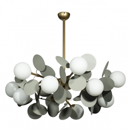 Подвесная люстра Loft IT Matisse 10008/12 Grey в стиле модерн, цвет белый