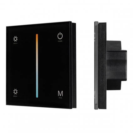 Панель управления Arlight Smart-P21-Mix-G-IN Black 033765 в стиле Хай-тек, цвет черный