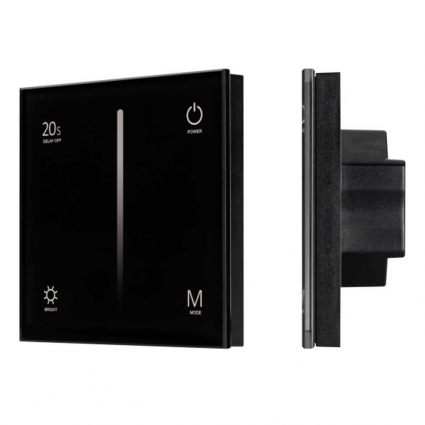 Панель управления Arlight Smart-P6-DIM-G-IN Black 034780 в стиле Хай-тек, цвет черный