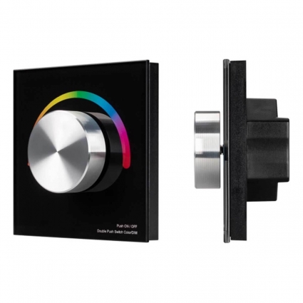 Панель управления Arlight Smart-P8-RGB-G-IN Black 033763 в современном стиле, цвет черный