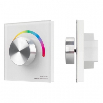 Панель управления Arlight Smart-P8-RGB-G-IN White 033764 в современном стиле, цвет белый