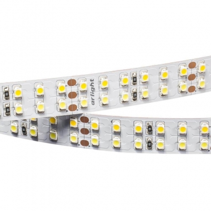 Светодиодная лента Arlight 19,2W/m 240LED/m 3528SMD белый 5M 011960(1), цвет белый