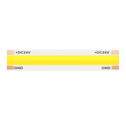 Светодиодная влагозащищенная лента Maytoni Technical 12W/m 384LED/m COB холодный белый 5M 10187 в современном стиле, цвет белый