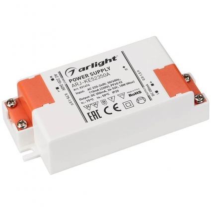 Драйвер Arlight ARJ-KE52350A 36-52V 18W IP20 0,35A 021476, цвет белый